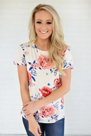 Waiting For a Floral Like You ~ Ivory