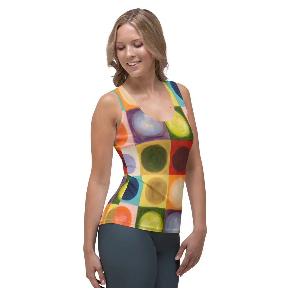 Whimsy Fit "Circles" Tank Top