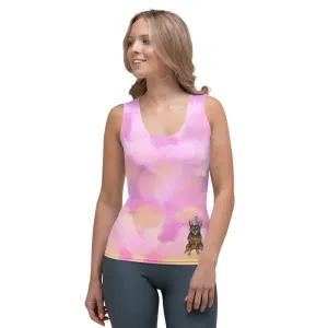 Whimsy Fit "Cotton Candy - Party Dog" Tank Top