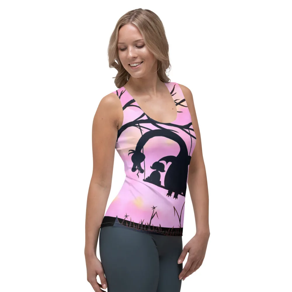 Whimsy Fit "Friendly Dragon" Tank Top