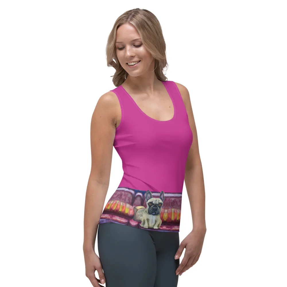 Whimsy Fit "Salon Dogs" Tank Top
