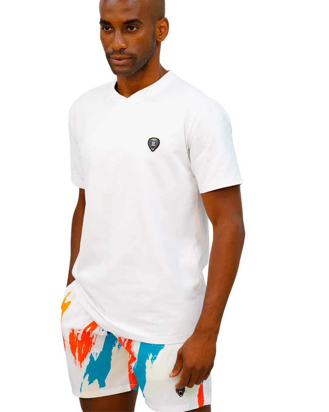 WHITE V NECK