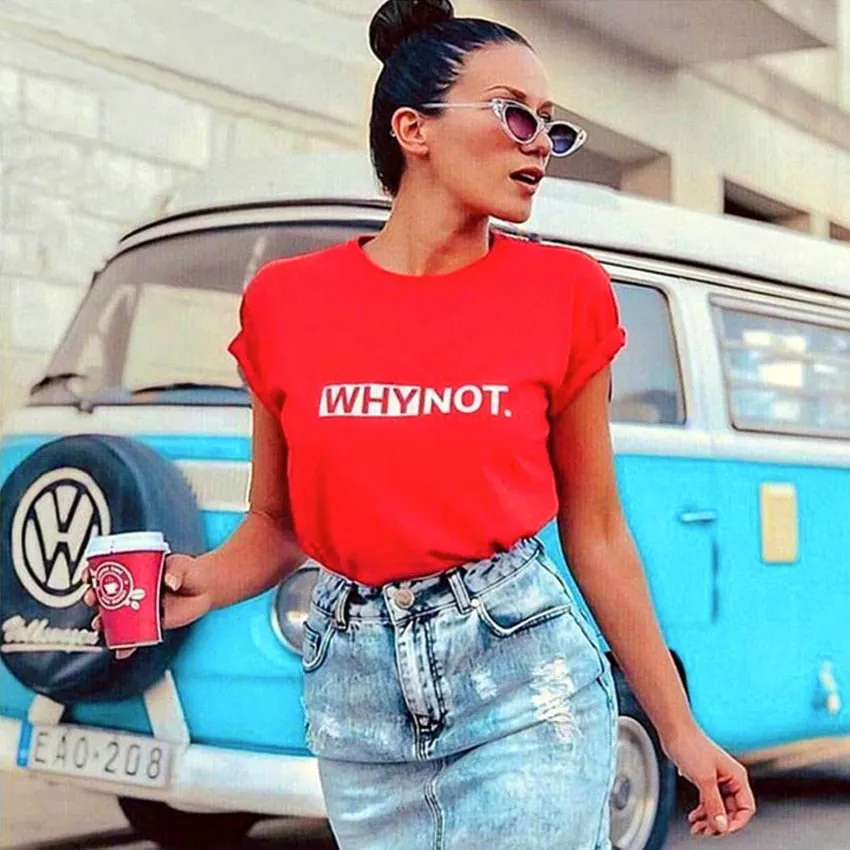 WHY NOT Summer Printed T Shirt