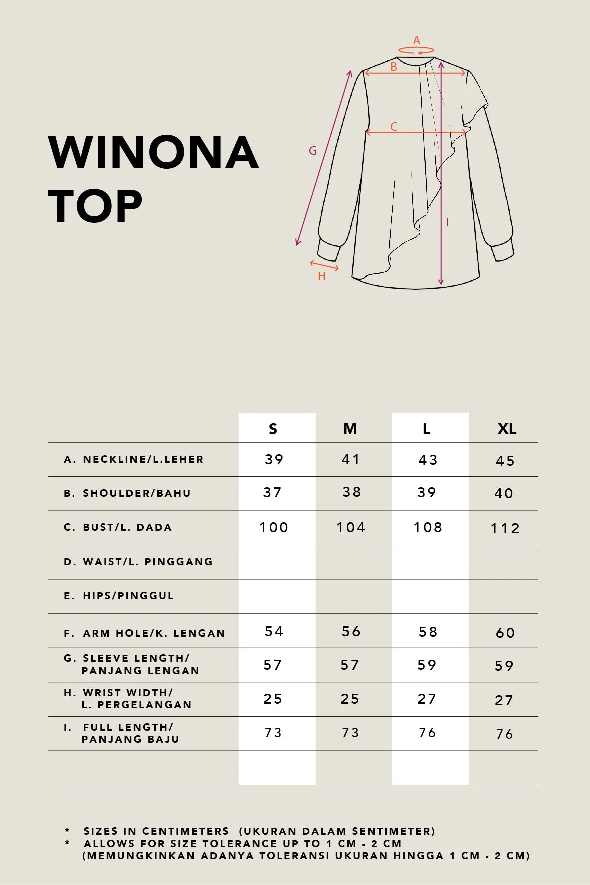 WINONA LAYERED TOP ASH