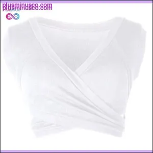 Women Casual Sleeveless Tank Tops Bandage Vest Crop Tops