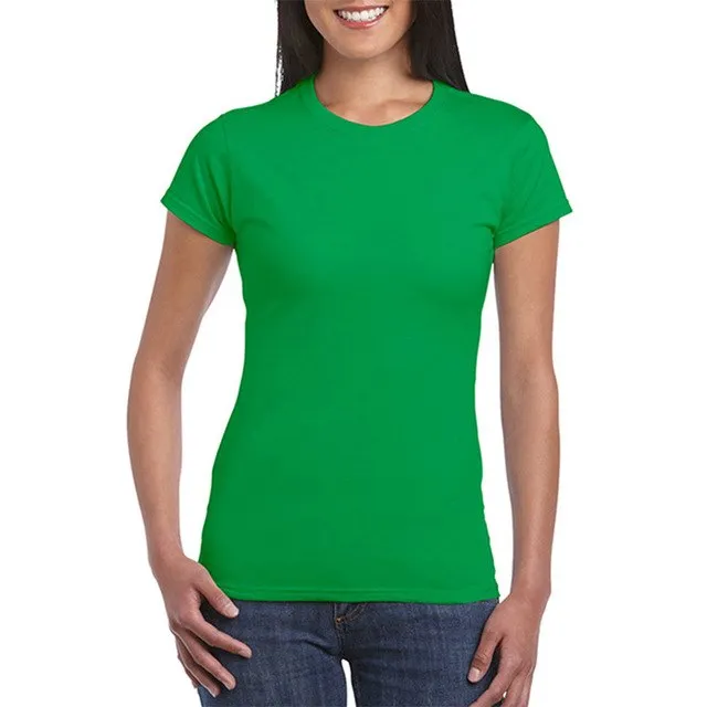 Womens Black White basic t-shirt Short Sleeve Fitting T Shirts Cotton Casual Tops Soft Breathable Classic Crew Collar Tees
