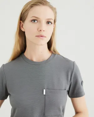 Women's Crewneck Scrub Shirt | Jersey Milano