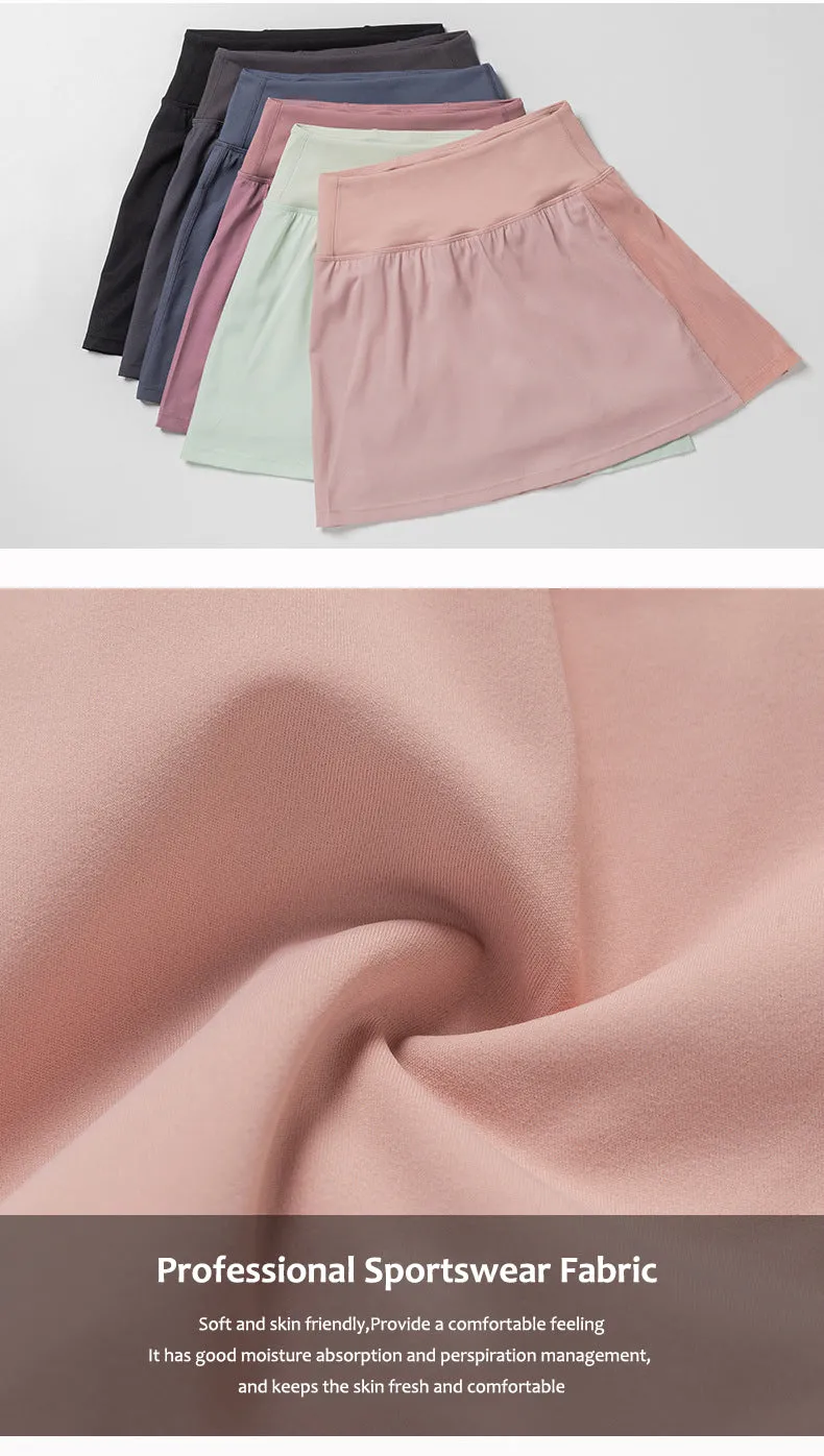 Women's Split Tennis Skirt