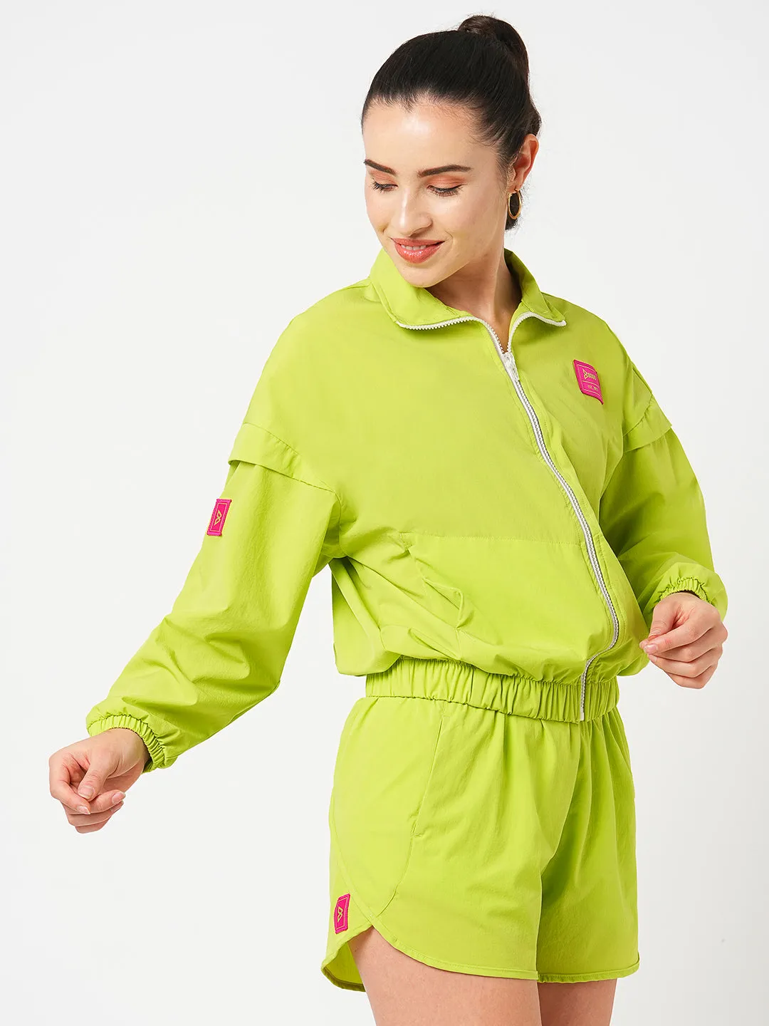 Workin' It Neon Jacket Set