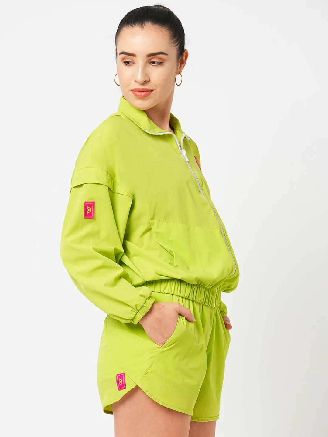 Workin' It Neon Jacket Set