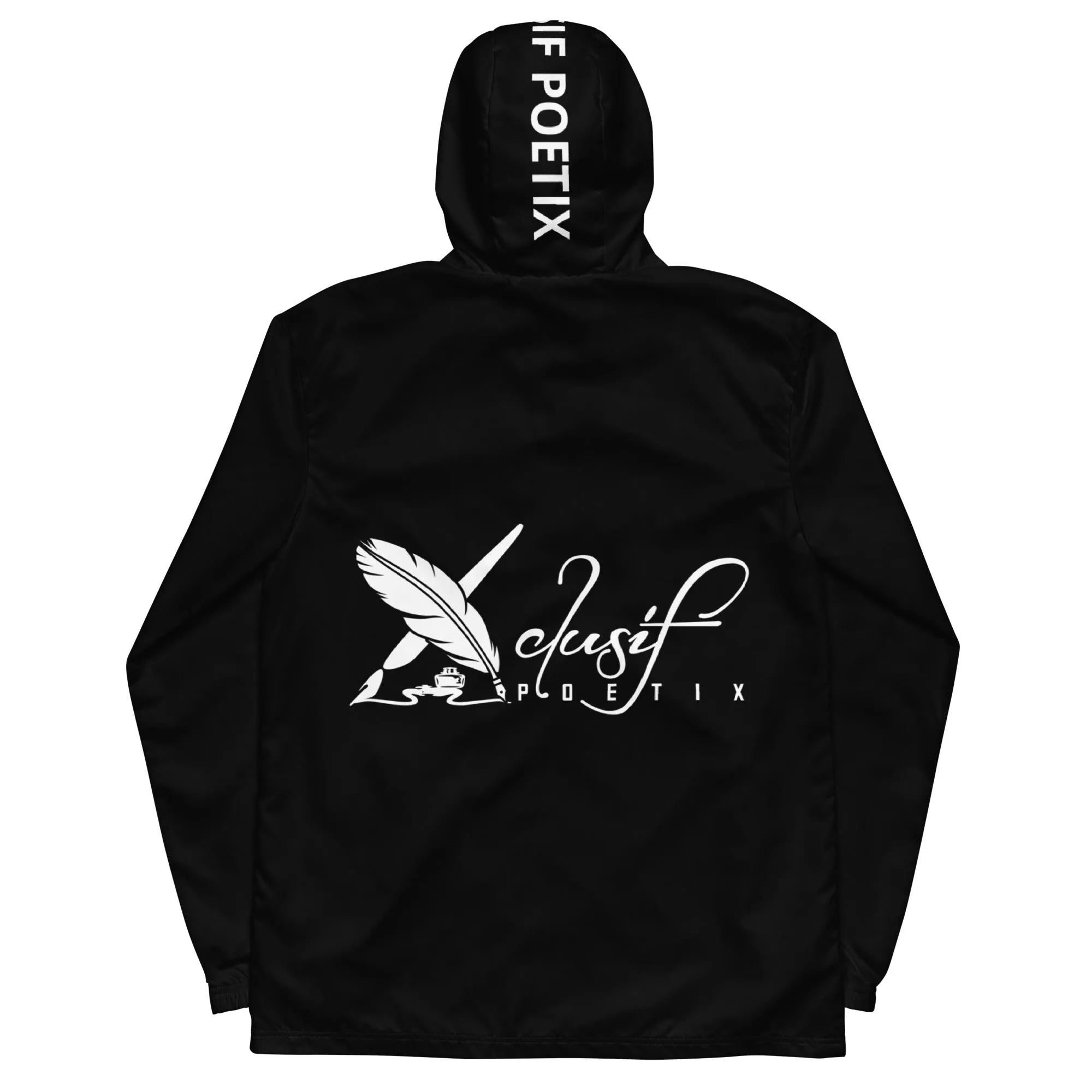 XCLUSIF POETIX BLACK & WHITE Men’s windbreaker
