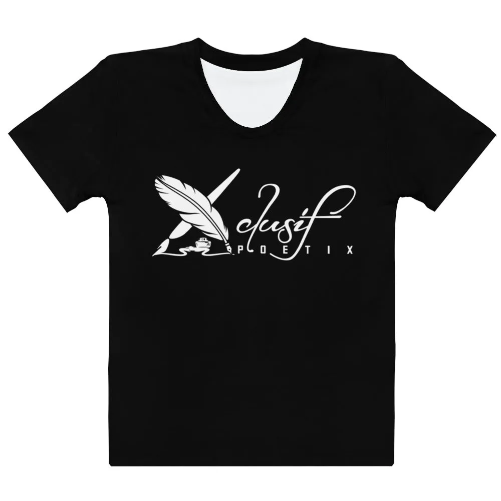 XCLUSIF POETIX BLACK & WHITE Women's T-shirt