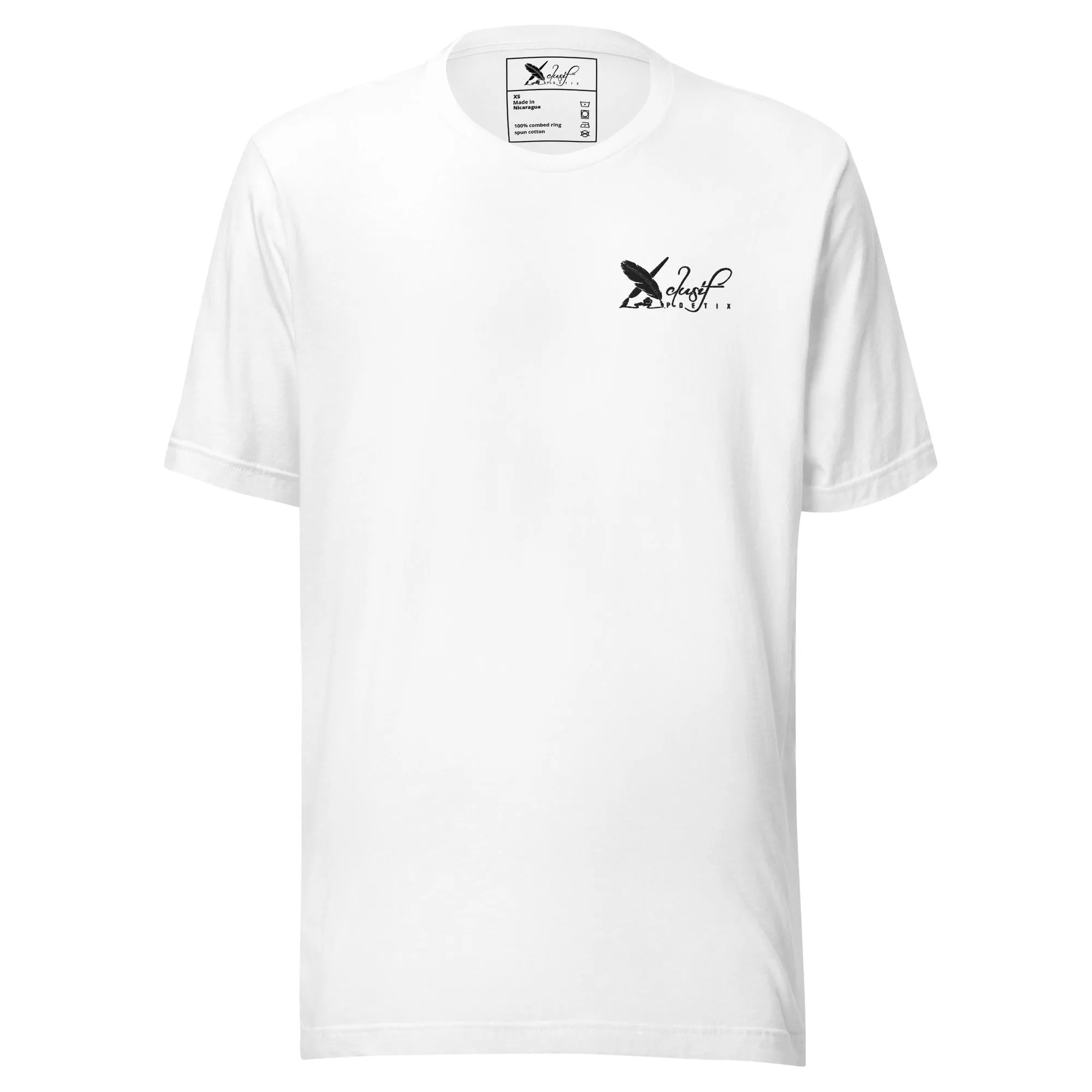XCLUSIF POETIX BLACK LOGO Unisex t-shirt