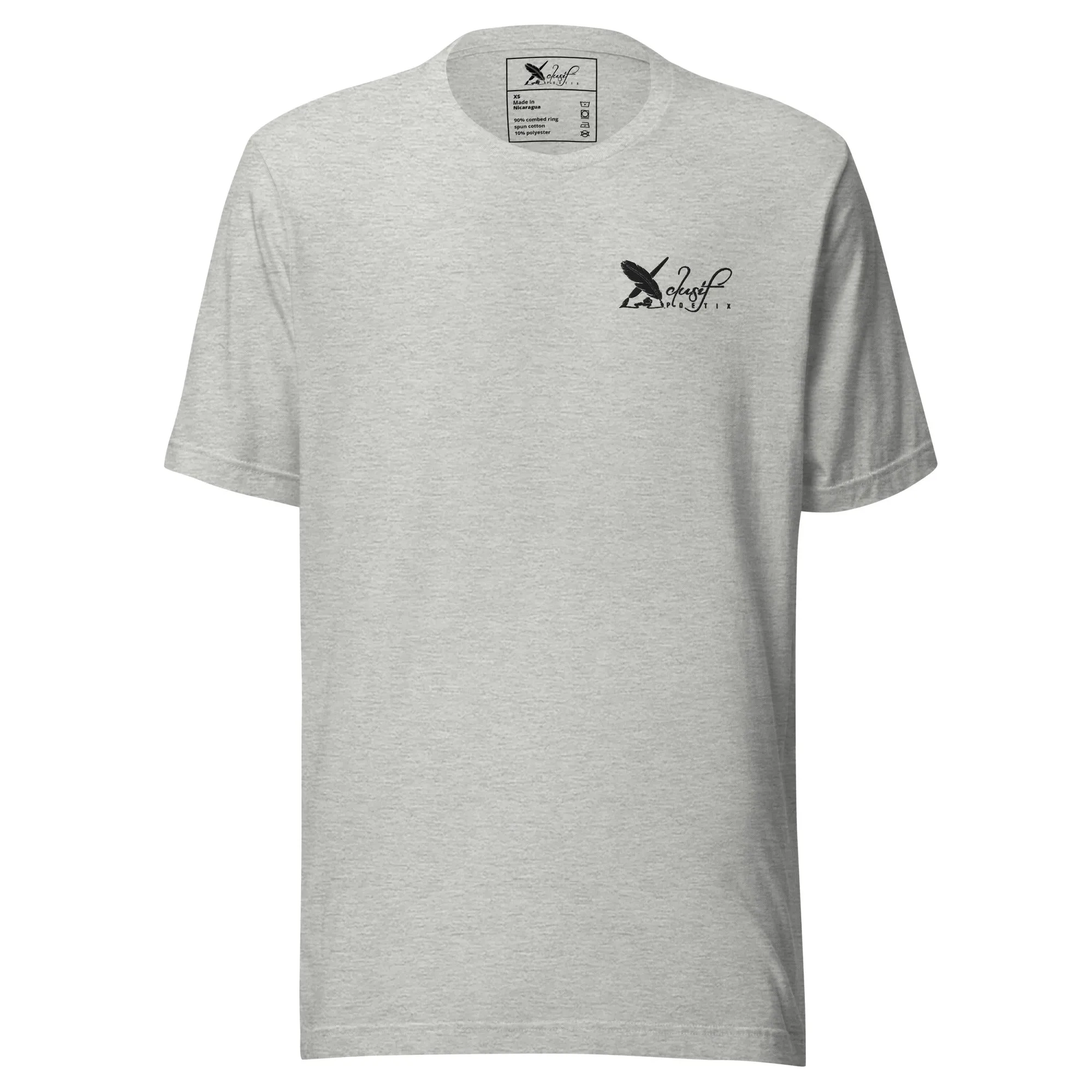 XCLUSIF POETIX BLACK LOGO Unisex t-shirt