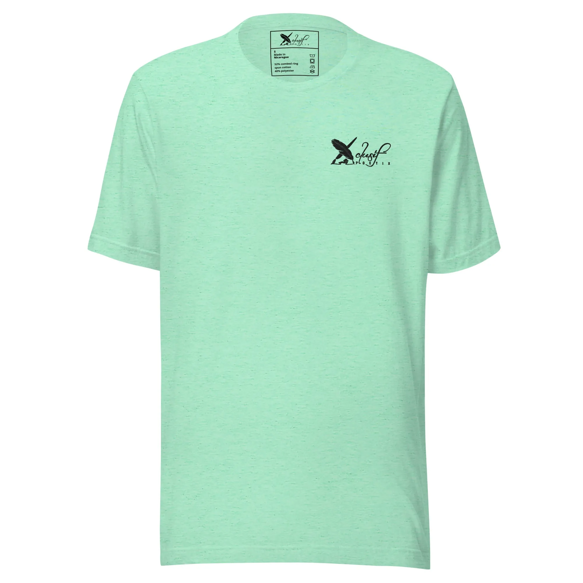 XCLUSIF POETIX BLACK LOGO Unisex t-shirt