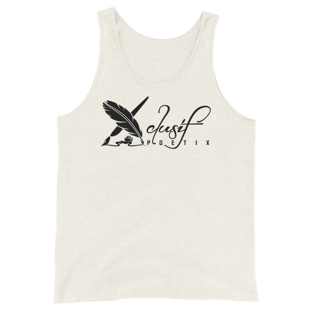 XCLUSIF POETIX BLACK LOGO Unisex Tank Top