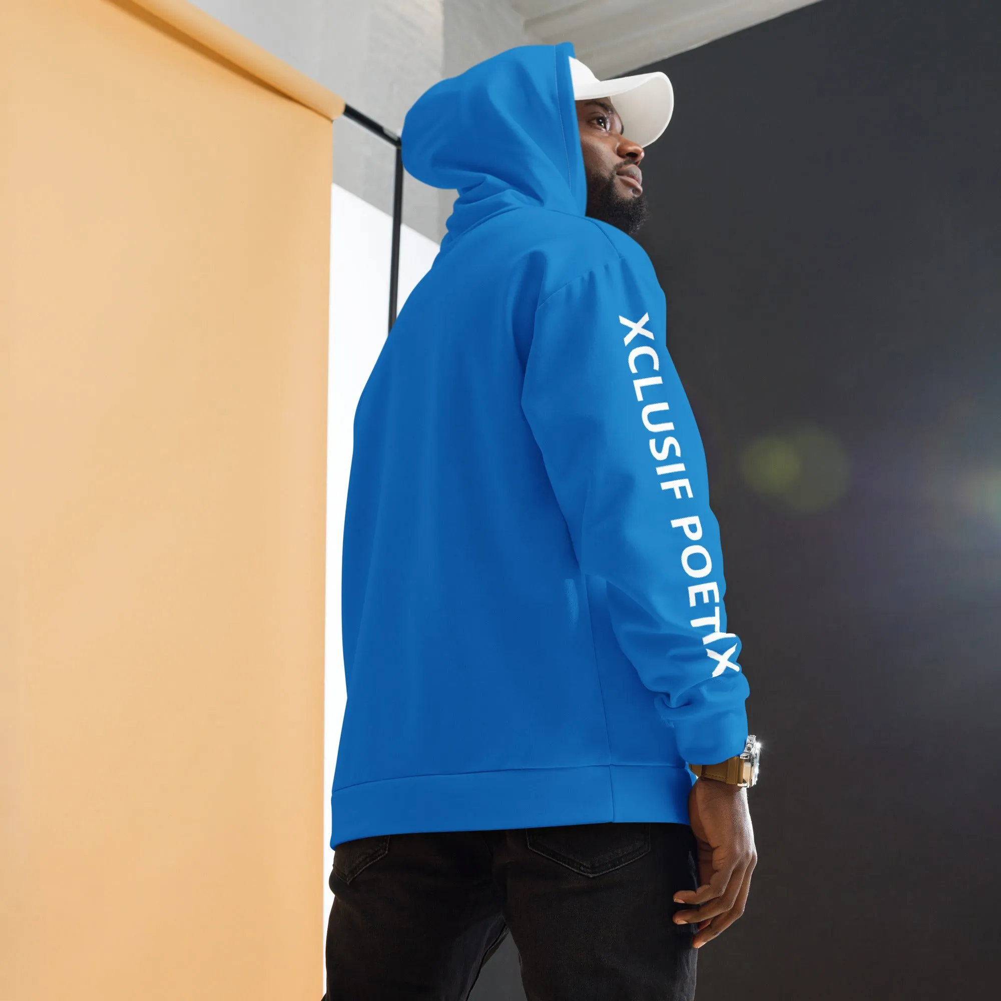 XCLUSIF POETIX BLUE & WHITE Unisex Hoodie