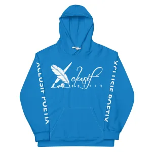 XCLUSIF POETIX BLUE & WHITE Unisex Hoodie