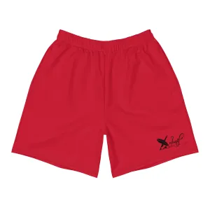 XCLUSIF POETIX RED & BLACK LOGO Men's Athletic Shorts
