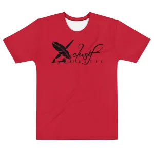 XCLUSIF POETIX RED & WHITE LOGO Men's t-shirt