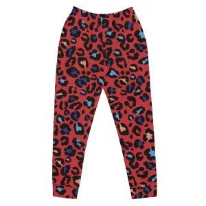 XCLUSIF POETIX RED LEOPARD Women's Joggers