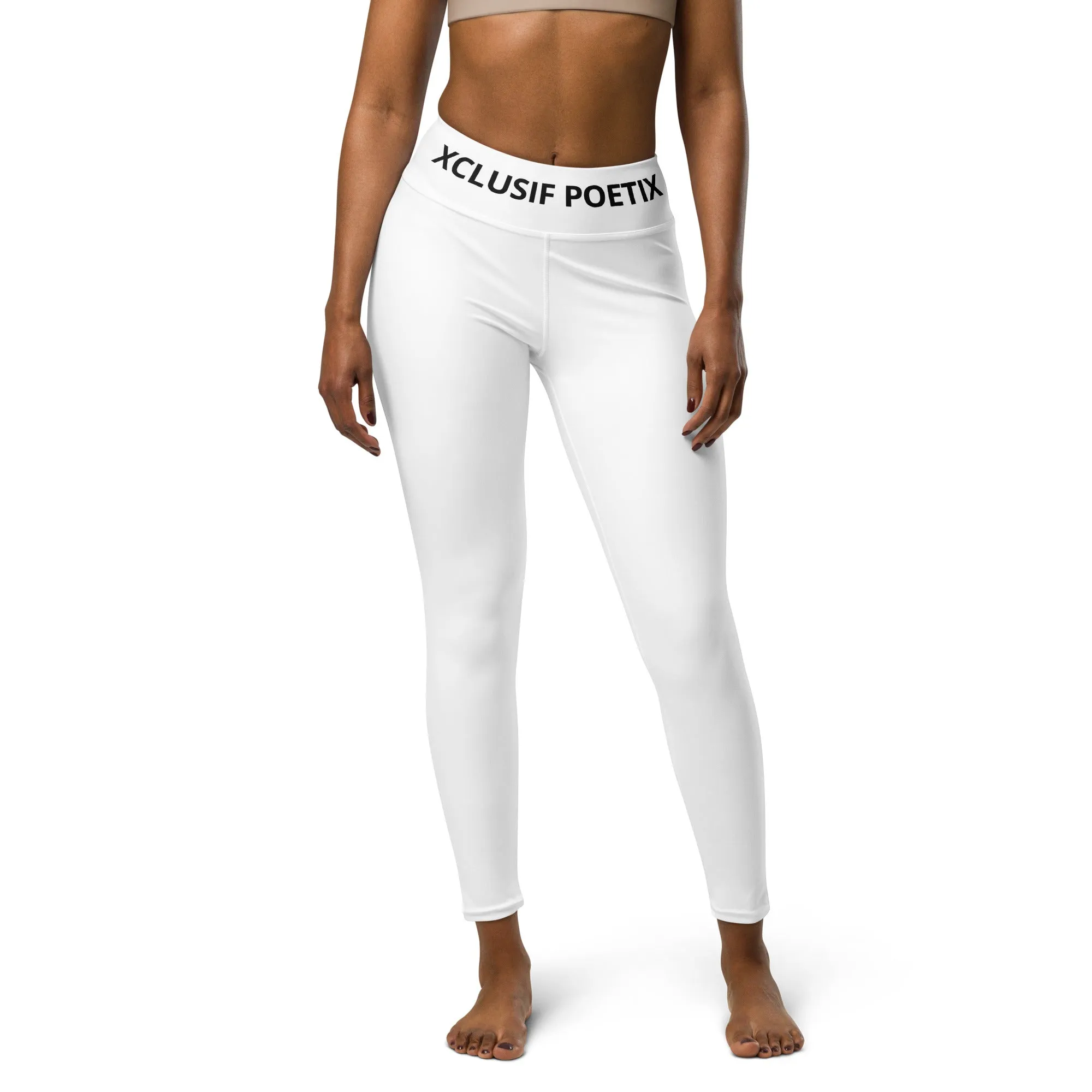 XCLUSIF POETIX WHITE & BLACK Women's Leggings