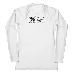 XCLUSIF POETIX WHITE & BLACK Women's Rash Guard