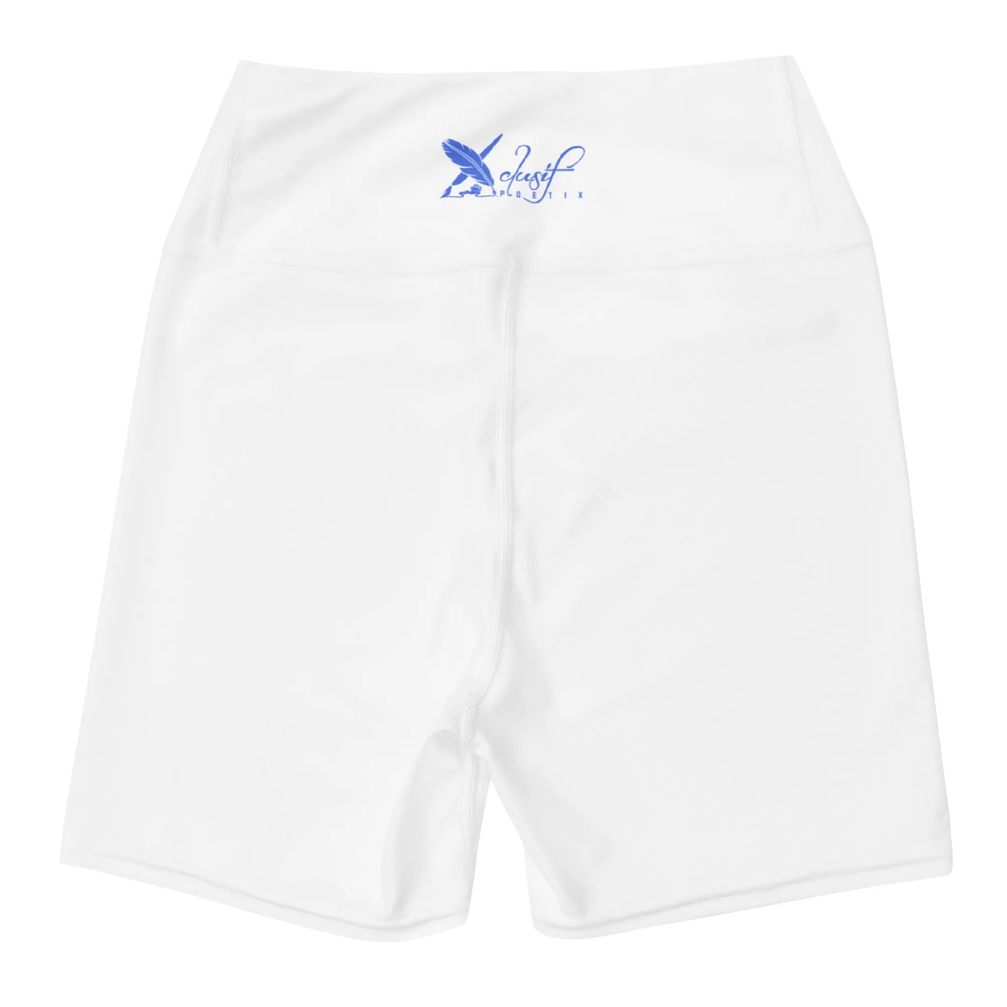 XCLUSIF POETIX WHITE & BLUE Women's Leggings Shorts