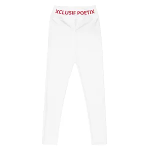XCLUSIF POETIX WHITE & RED Women's Leggings