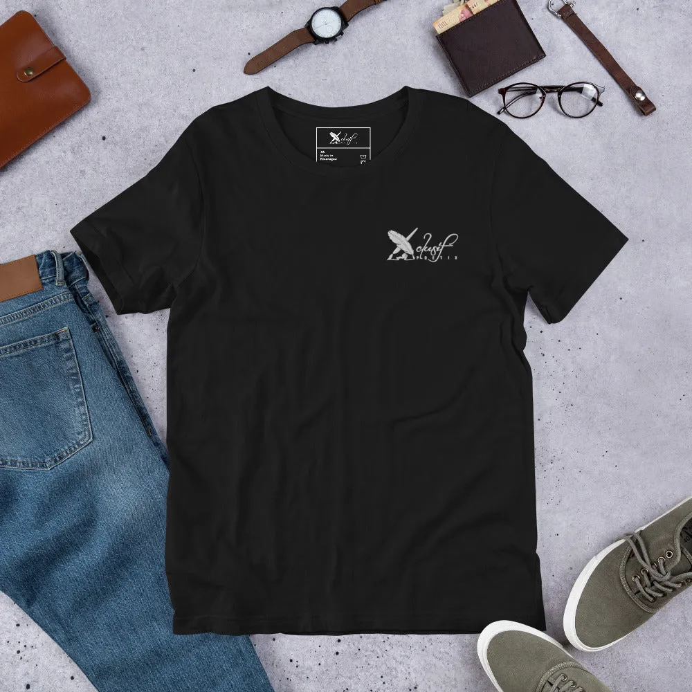 XCLUSIF POETIX WHITE LOGO Unisex t-shirt