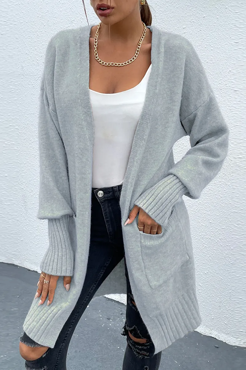 Xieyinshe Casual Solid Patchwork Pocket Tops