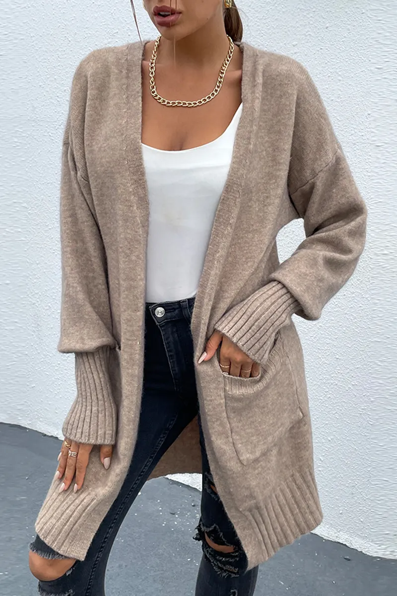 Xieyinshe Casual Solid Patchwork Pocket Tops
