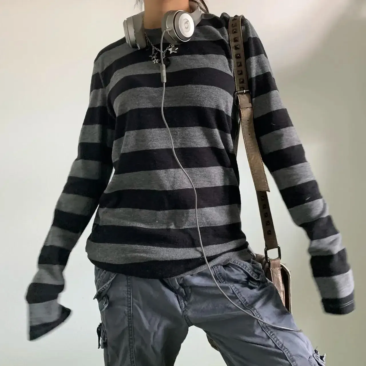 Y2K Basic Striped Top