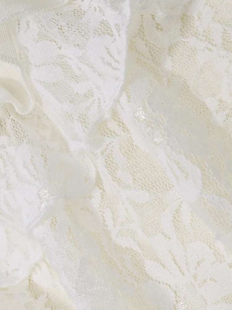 Y2K Layered Ruffled Mini Skirt