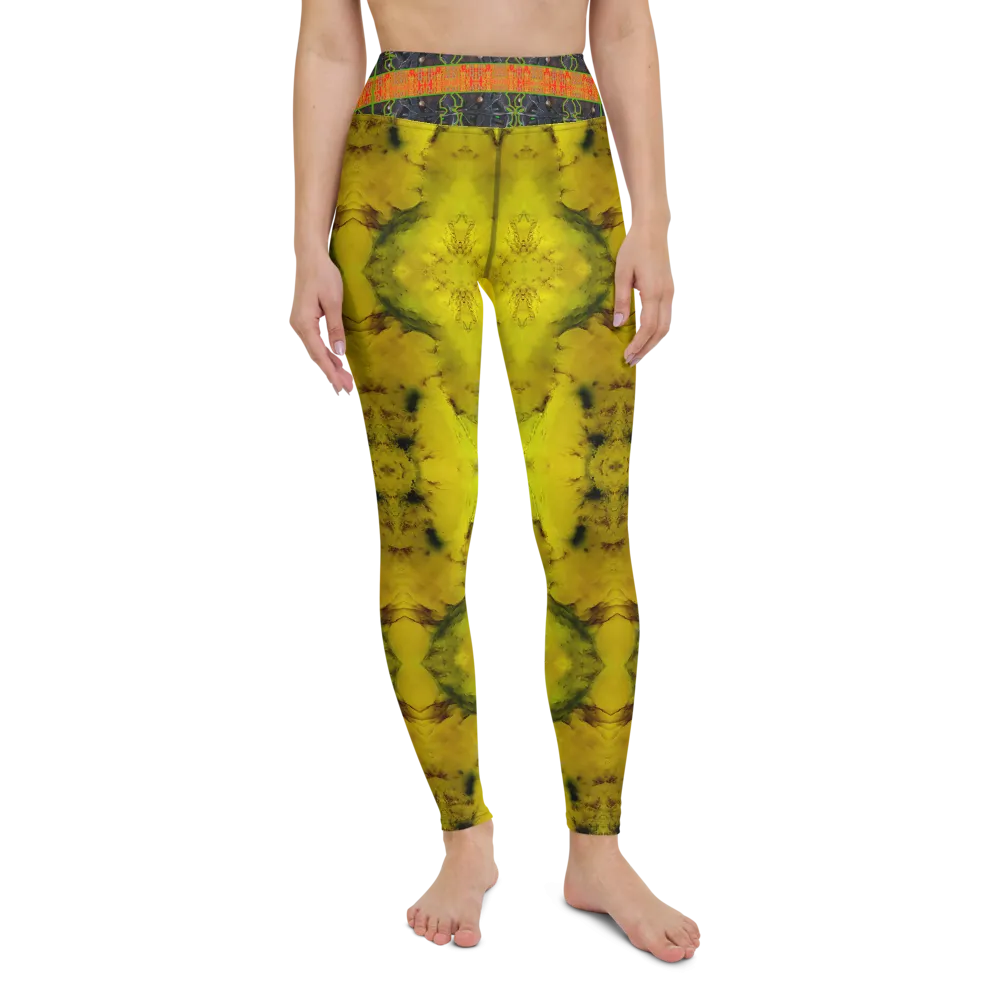 Yoga Leggings (Her/Muliebris)(Tree Link Stripe) RJSTH@Fabric#1 RJSTHs2021 RJS