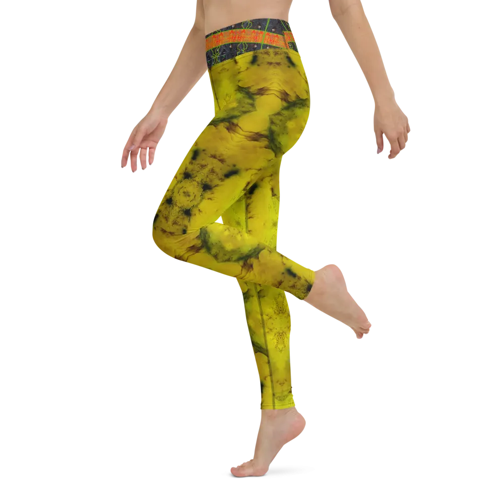 Yoga Leggings (Her/Muliebris)(Tree Link Stripe) RJSTH@Fabric#1 RJSTHs2021 RJS