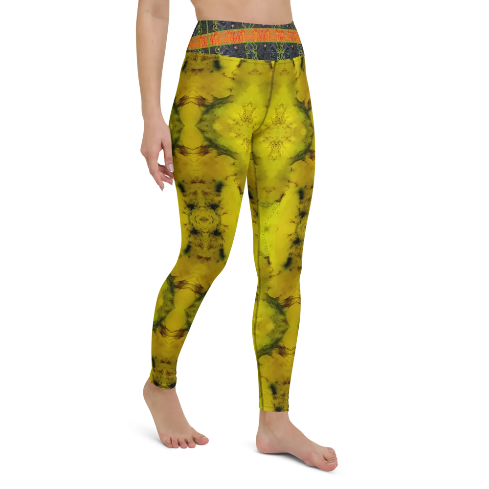 Yoga Leggings (Her/Muliebris)(Tree Link Stripe) RJSTH@Fabric#1 RJSTHs2021 RJS