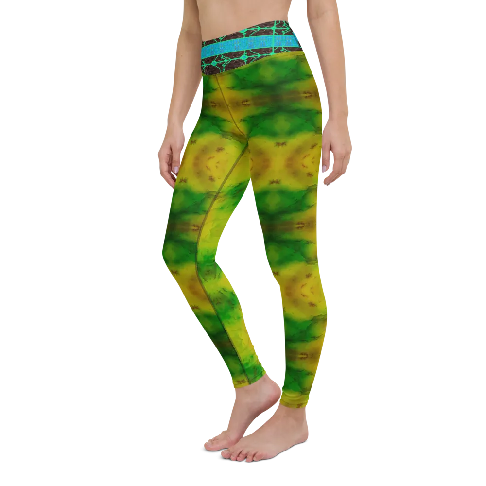 Yoga Leggings (Her/Muliebris)(Tree Link Stripe) RJSTH@Fabric#10 RJSTHs2021 RJS