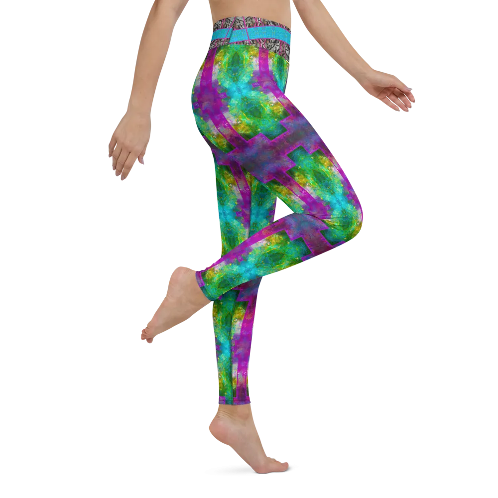 Yoga Leggings (Her/Muliebris)(Tree Link Stripe) RJSTH@Fabric#11 RJSTHs2021 RJS