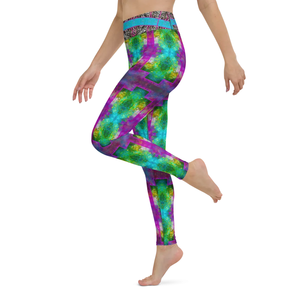 Yoga Leggings (Her/Muliebris)(Tree Link Stripe) RJSTH@Fabric#11 RJSTHs2021 RJS