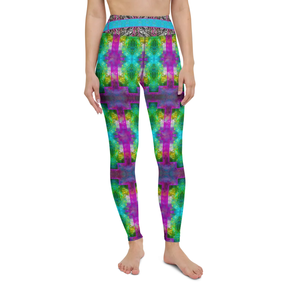 Yoga Leggings (Her/Muliebris)(Tree Link Stripe) RJSTH@Fabric#11 RJSTHs2021 RJS