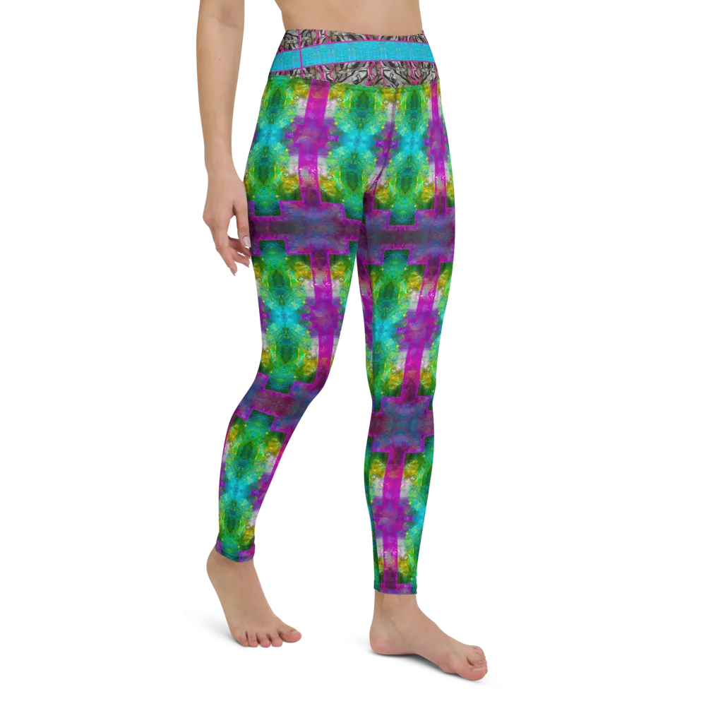 Yoga Leggings (Her/Muliebris)(Tree Link Stripe) RJSTH@Fabric#11 RJSTHs2021 RJS