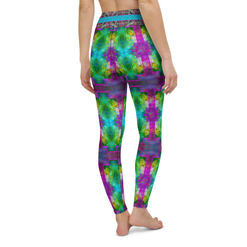 Yoga Leggings (Her/Muliebris)(Tree Link Stripe) RJSTH@Fabric#11 RJSTHs2021 RJS