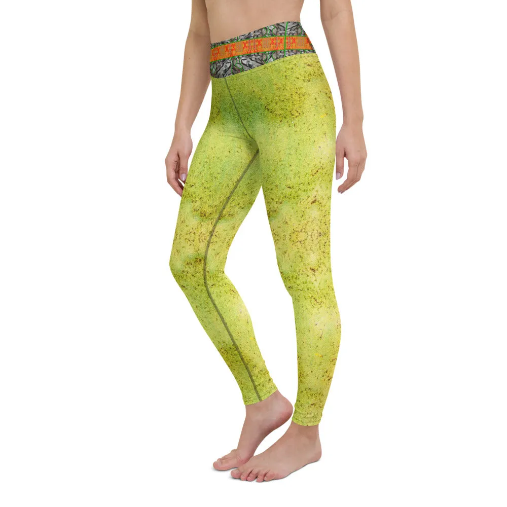 Yoga Leggings (Her/Muliebris)(Tree Link Stripe) RJSTH@Fabric#2 RJSTHs2021 RJS