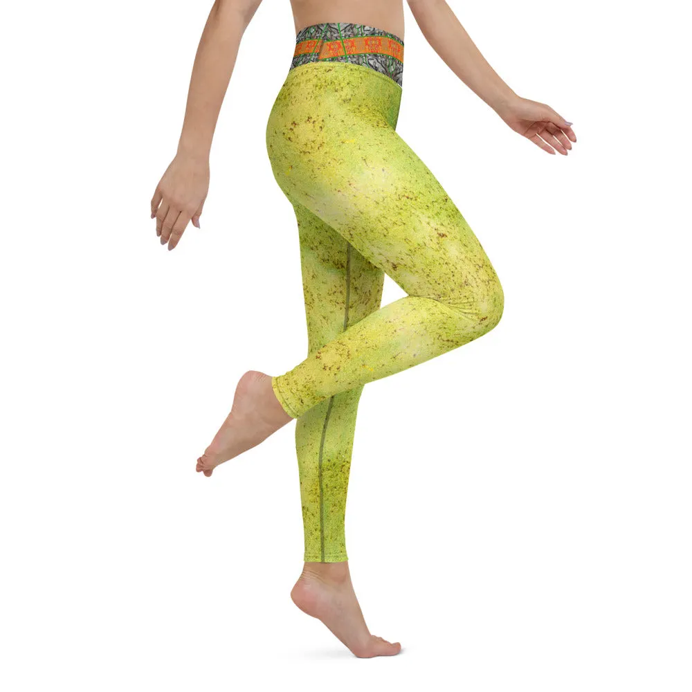 Yoga Leggings (Her/Muliebris)(Tree Link Stripe) RJSTH@Fabric#2 RJSTHs2021 RJS