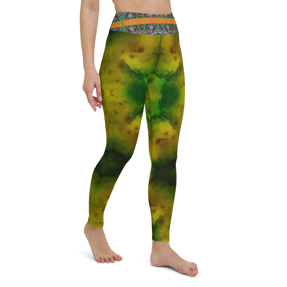 Yoga Leggings (Her/Muliebris)(Tree Link Stripe) RJSTH@Fabric#3 RJSTHs2021 RJS