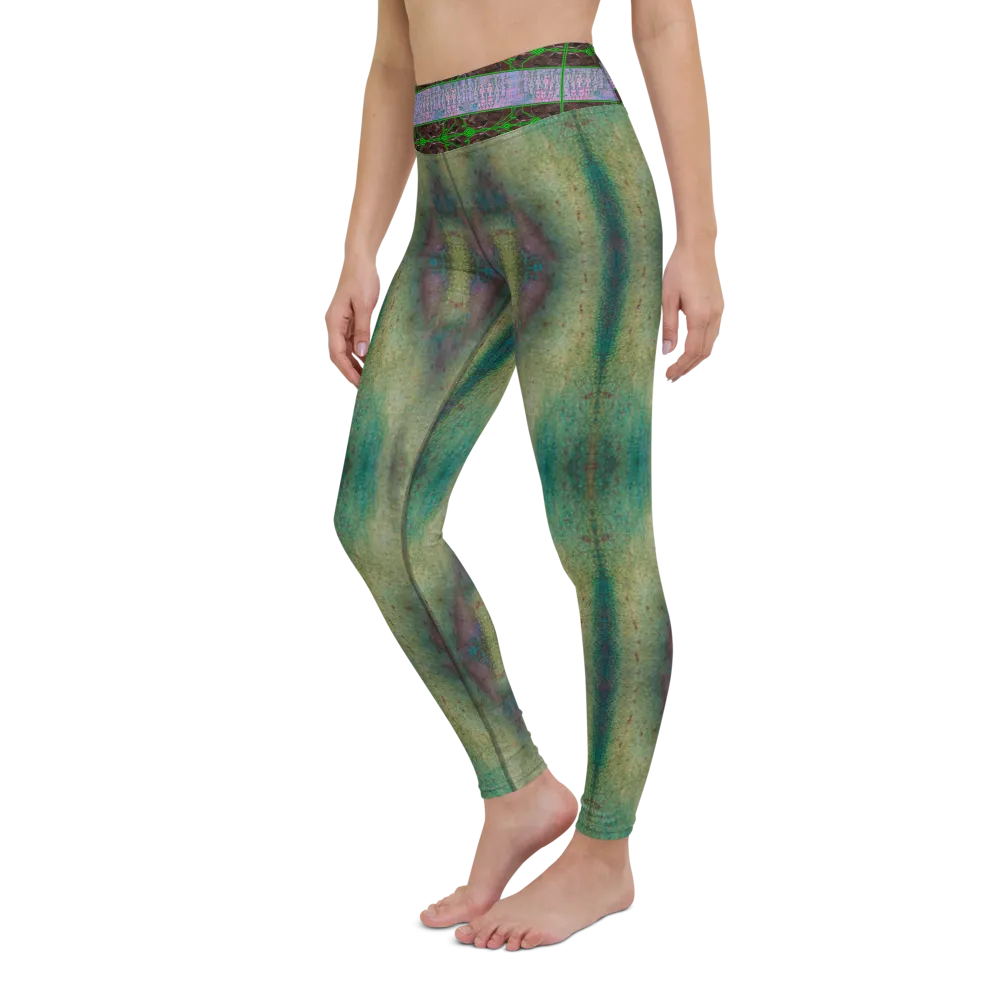 Yoga Leggings (Her/Muliebris)(Tree Link Stripe) RJSTH@Fabric#4 RJSTHs2021 RJS