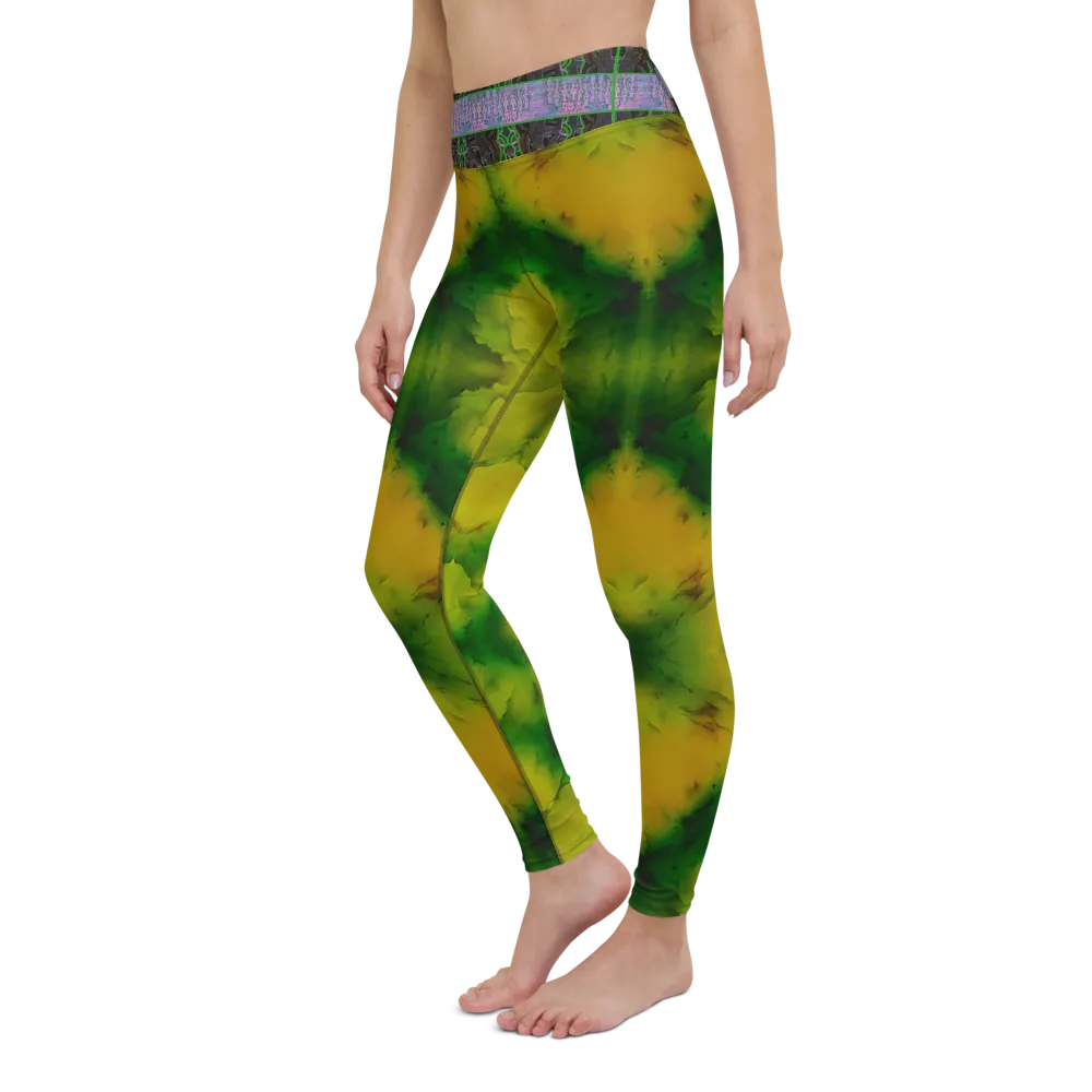 Yoga Leggings (Her/Muliebris)(Tree Link Stripe) RJSTH@Fabric#5 RJSTHs2021 RJS