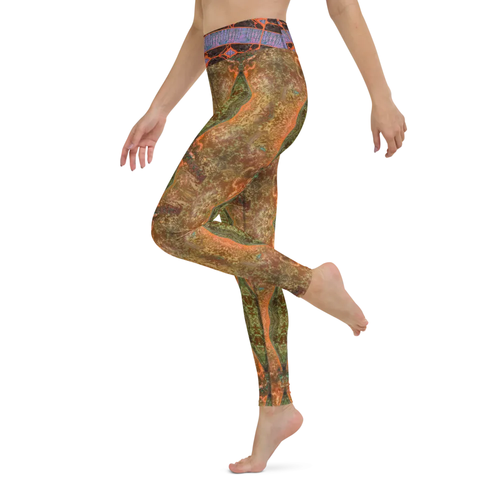 Yoga Leggings (Her/Muliebris)(Tree Link Stripe) RJSTH@Fabric#6 RJSTHs2021 RJS
