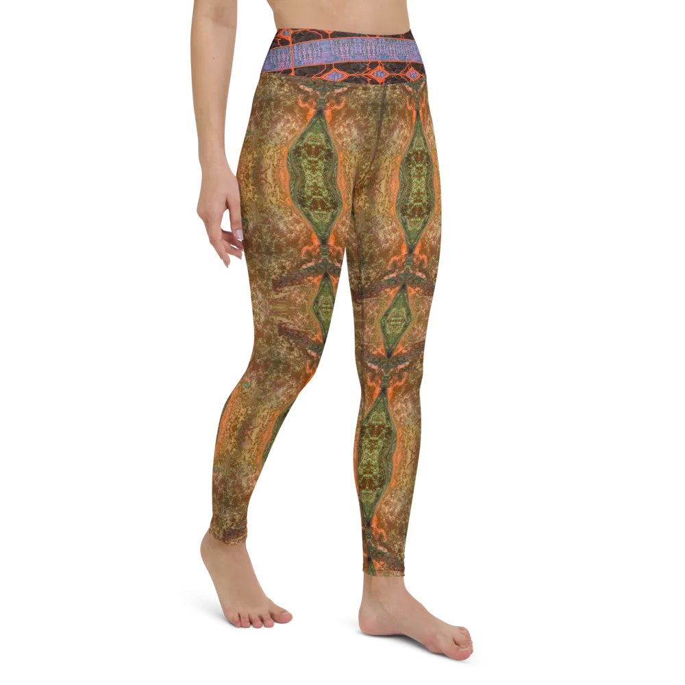 Yoga Leggings (Her/Muliebris)(Tree Link Stripe) RJSTH@Fabric#6 RJSTHs2021 RJS